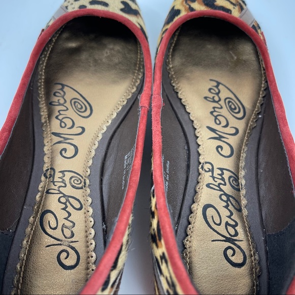 naughty monkey Shoes Naughty Monkey Leopard Animal Print Flat Shoes
